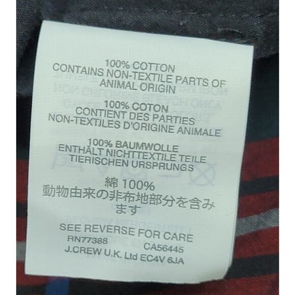 J.CREW Perfect Shirt in Stewart Plaid Tartan Long Sleeve Button Down Size 6 - Picture 5 of 7